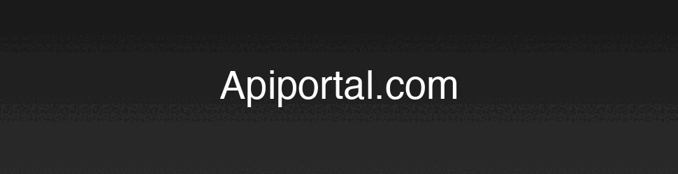 apiportal.com domain for sale — 970 by 250 banner, view its GDFN listing