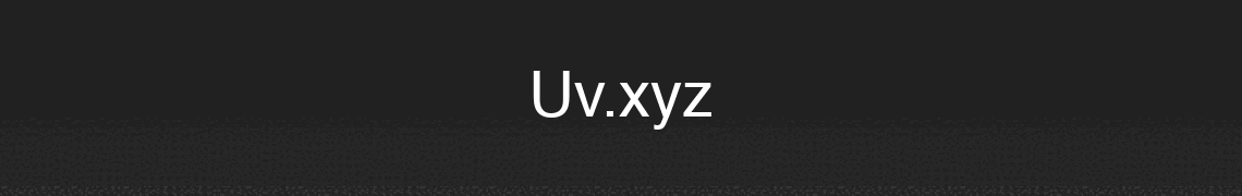 uv.xyz domain for sale — 1140 by 180 banner, view its GDFN listing
