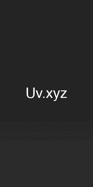 uv.xyz domain for sale — 300 by 600 banner, view its GDFN listing