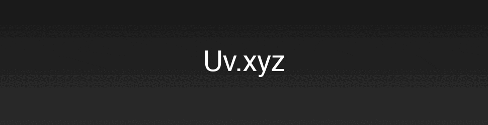 uv.xyz domain for sale — 970 by 250 banner, view its GDFN listing